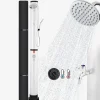 Arebos Solardusche 40L mit Thermometer & Handdusche silber Clearance