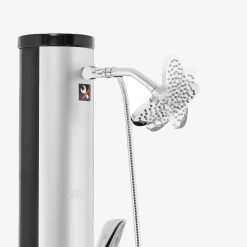 Arebos Solardusche 40L mit Thermometer & Handdusche silber Clearance