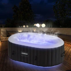 Arebos Spa Pool Bali oval mit LED - 2400W Sale