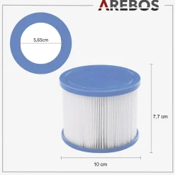 Arebos Spa pool Filterkartusche 6 Stück Best