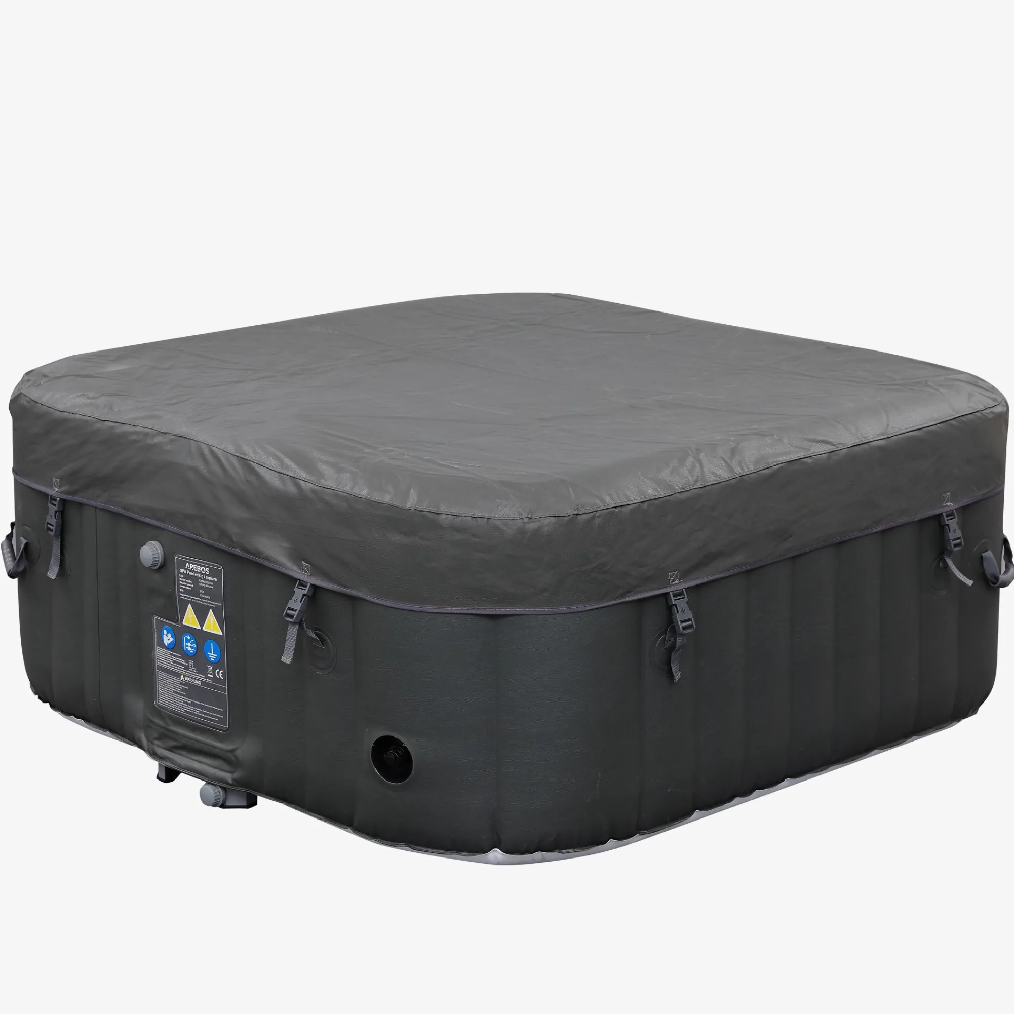 Arebos Spa Pool Florence quadratisch - 2400W Sale