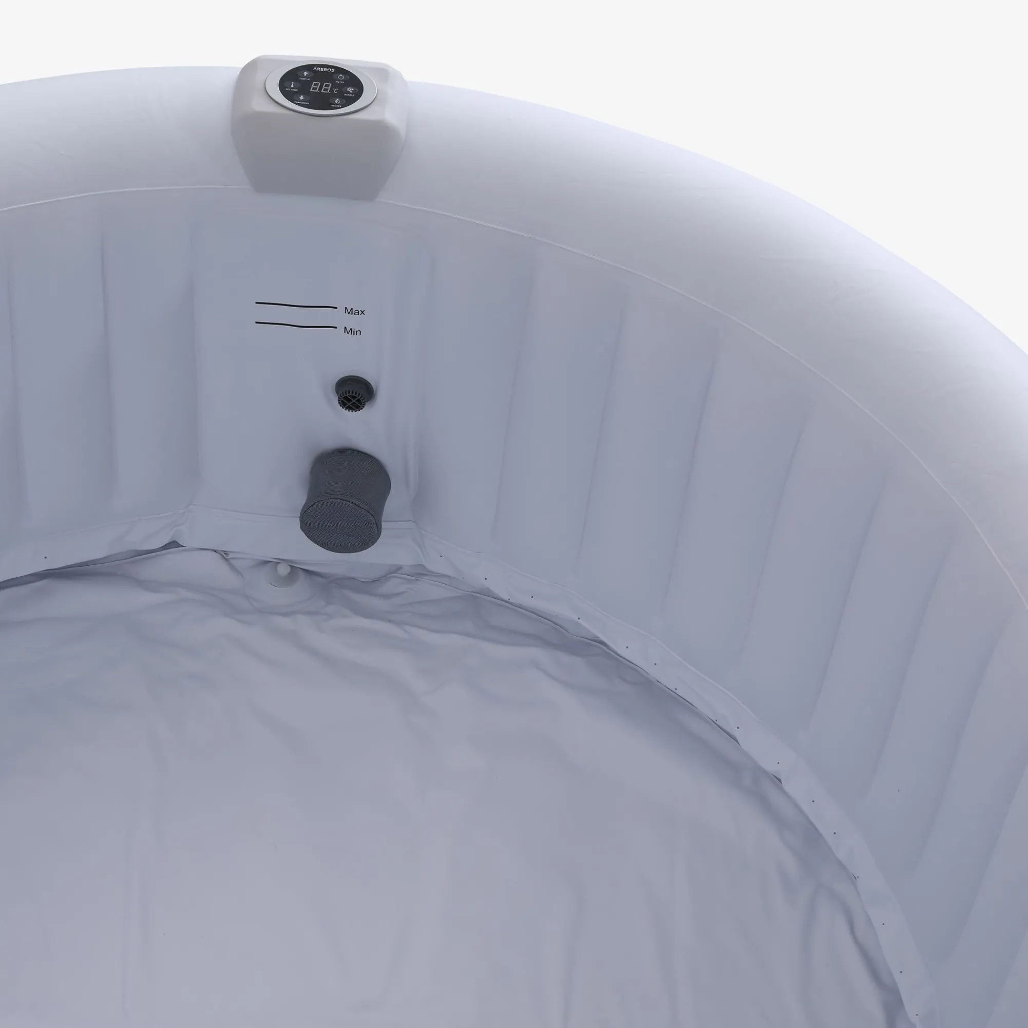 Arebos Spa Pool Rome rund - 2400W Clearance