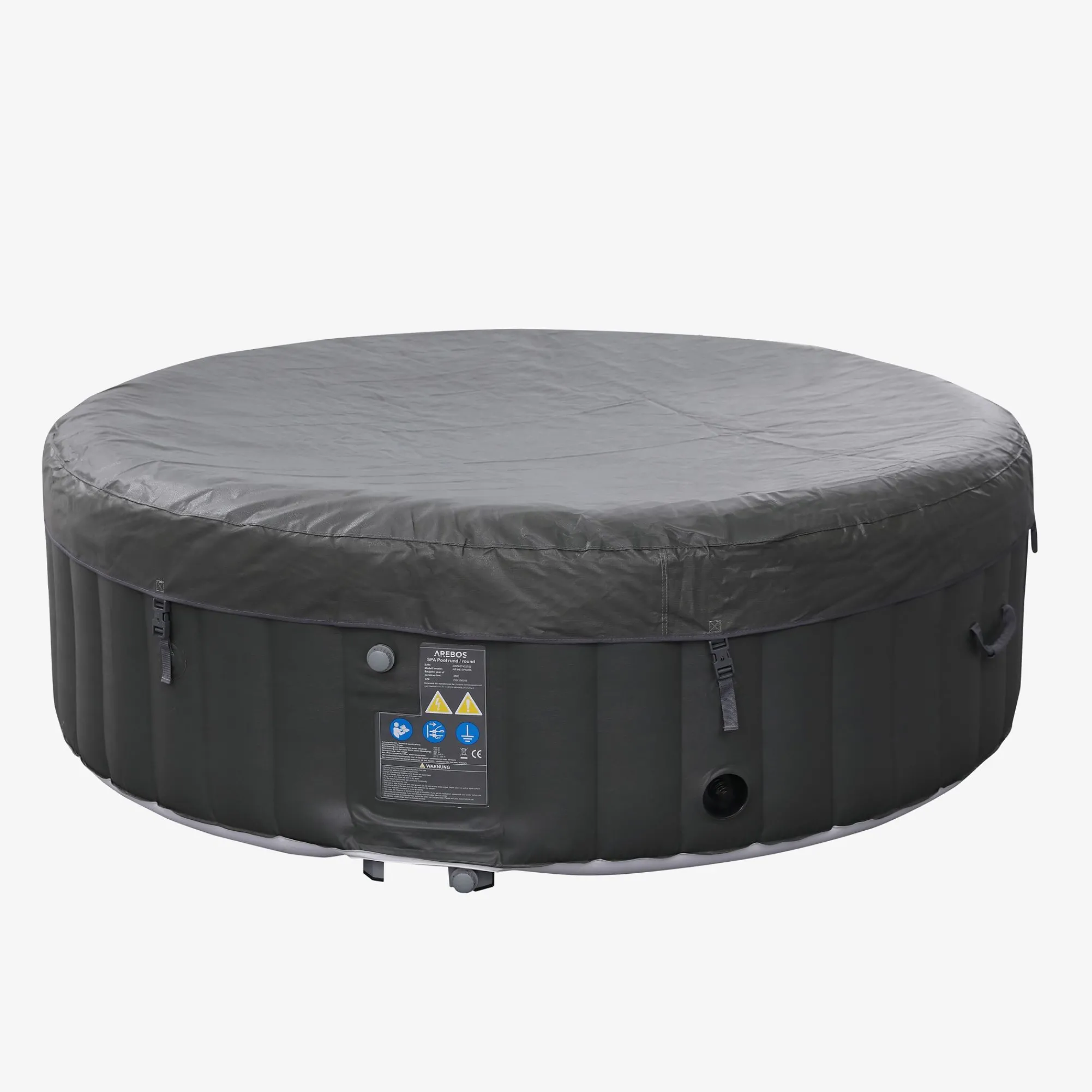 Arebos Spa Pool Rome rund - 2400W Clearance
