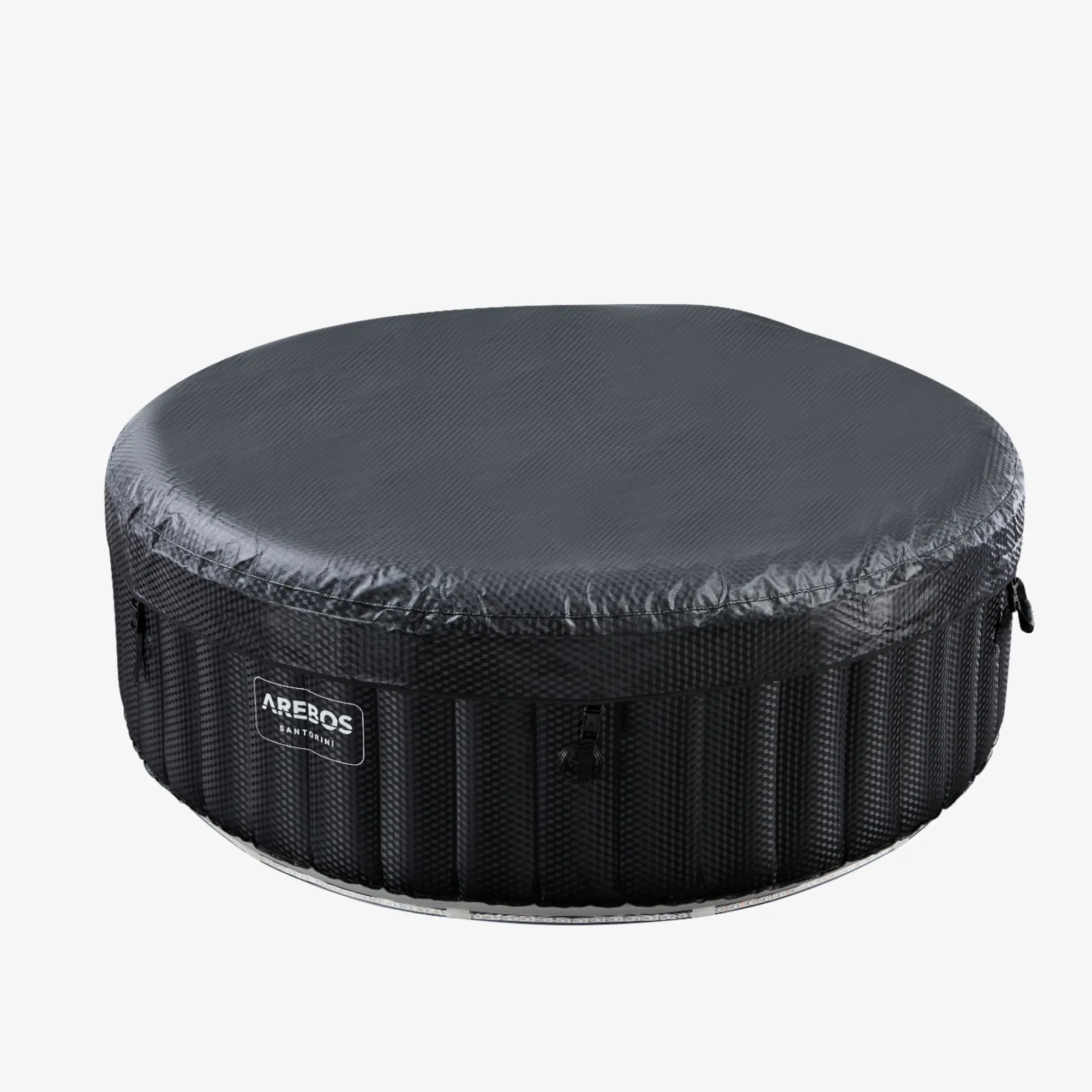 Arebos Spa Pool Santorini rund mit LED - 2400W Discount