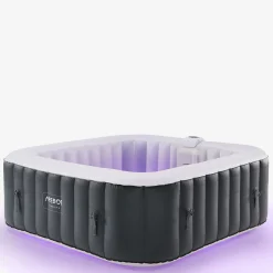 Arebos Spa Pool Tenerife quadratisch mit LED - 2400W Hot