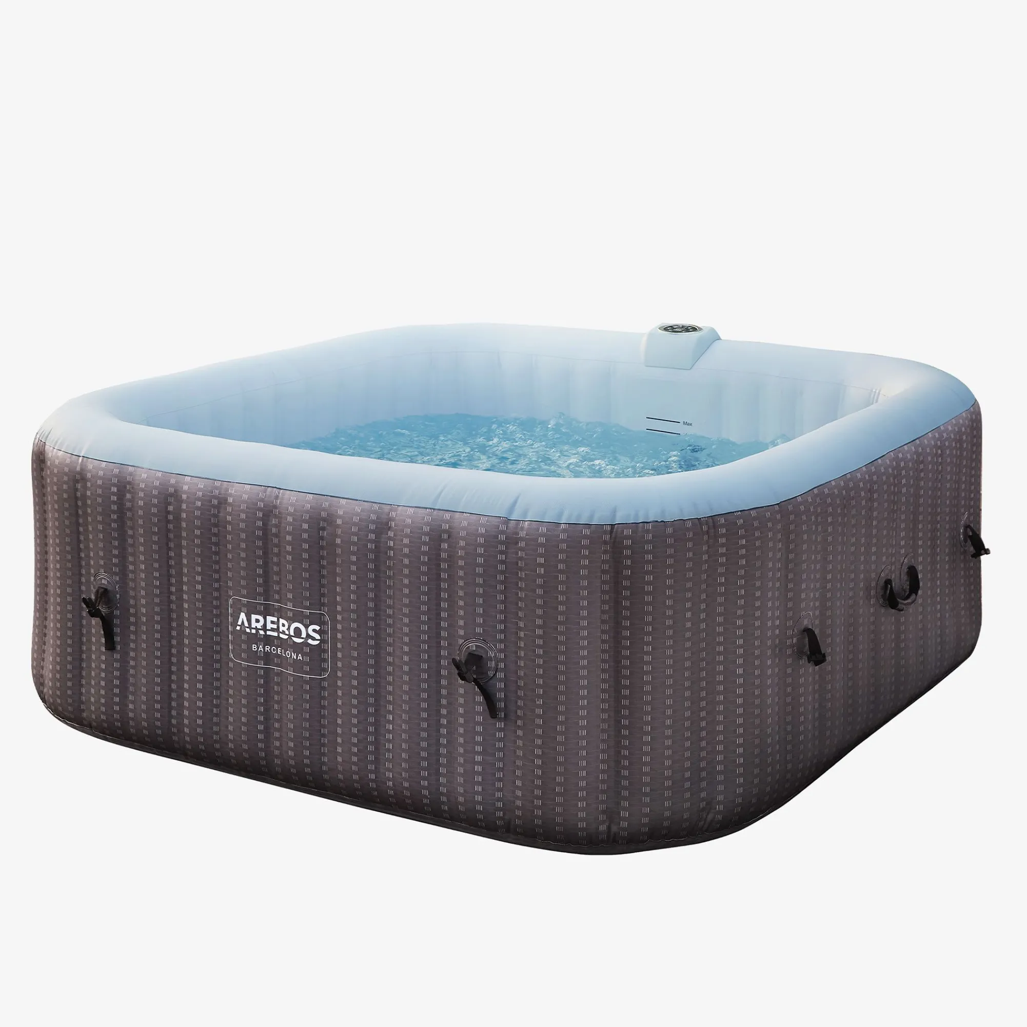 Arebos Spa Pool Whirlpool "BARCELONA" quadratisch Clearance