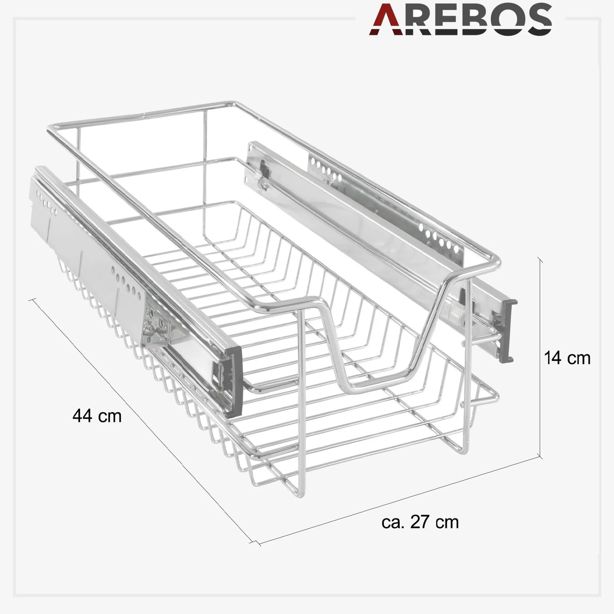 Arebos Teleskop Schublade 30cm Online