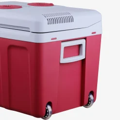 Arebos Thermoelektrische Kühlbox 40 Liter - Rot Hot
