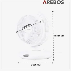 Arebos Tischventilator 55W New