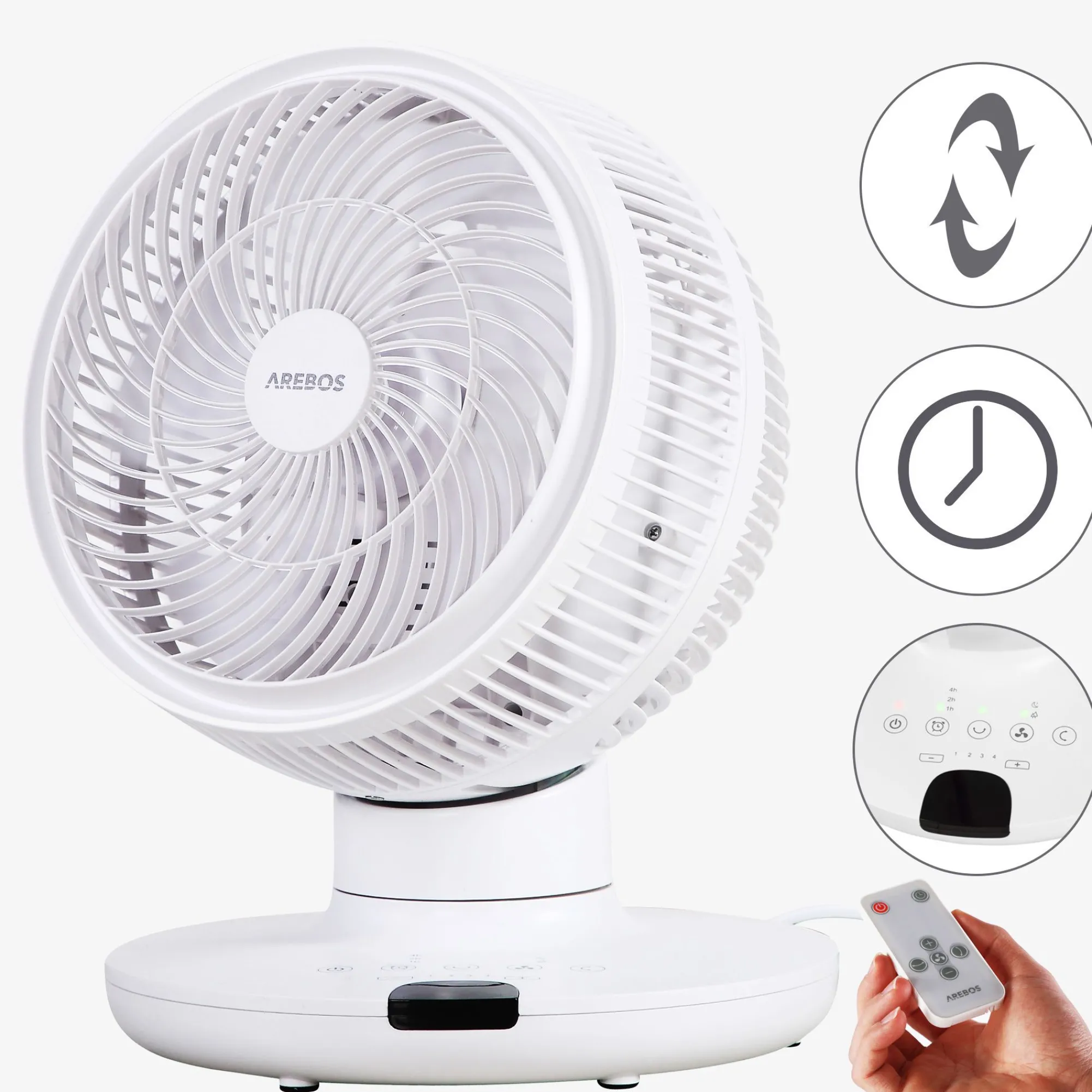 Arebos Tischventilator 55W New