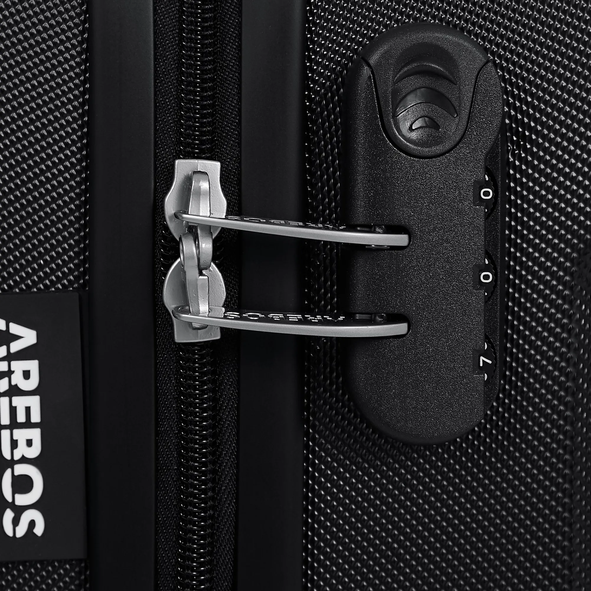 Arebos 3 tlg. Reisekoffer Set Schwarz Sale