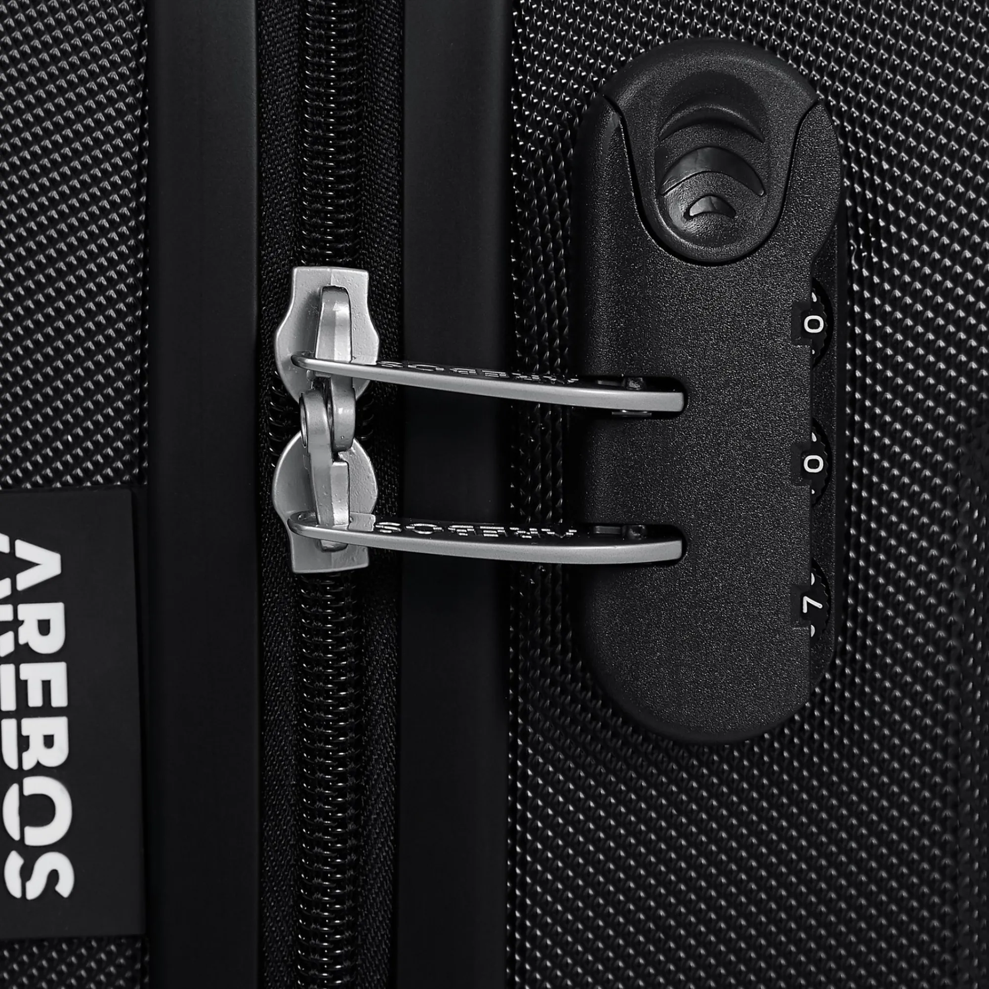 Arebos 4 tlg. Reisekoffer Set Schwarz Clearance