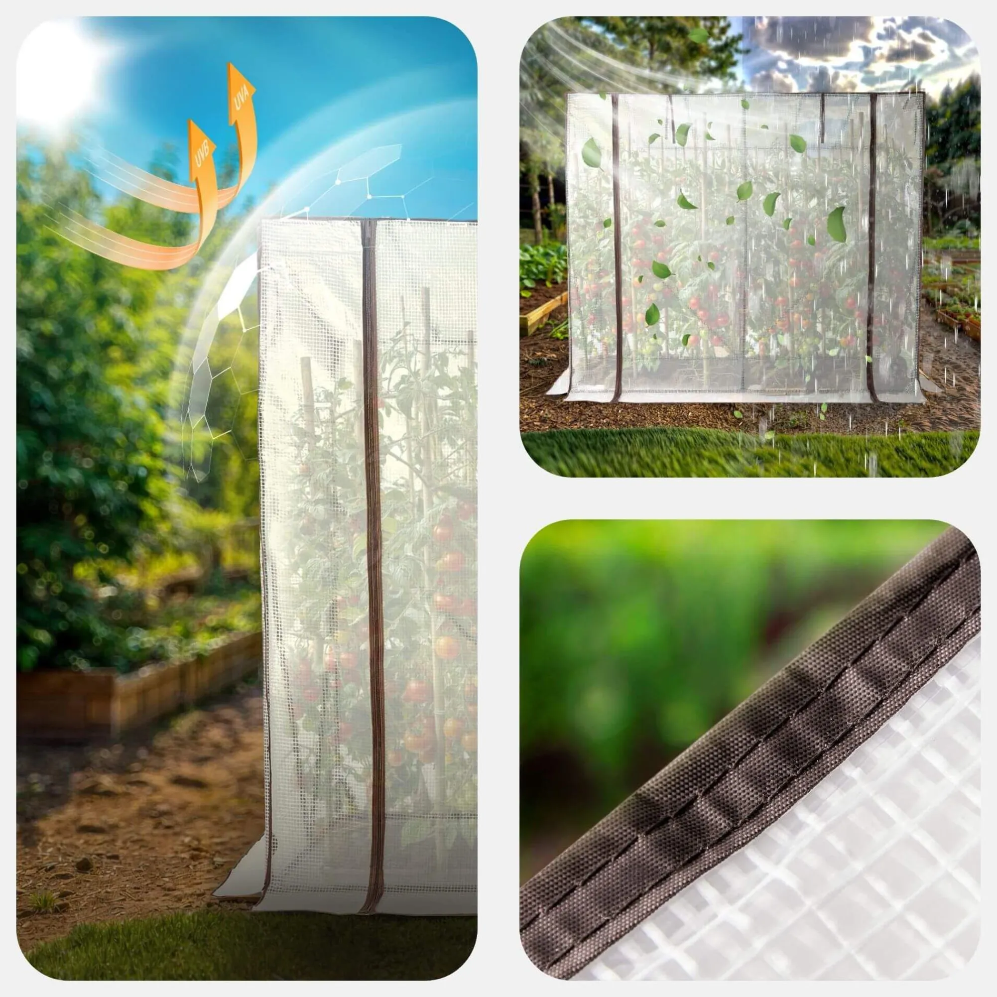 Arebos Tomatengewächshaus 200 x 77 x 170 cm Clearance