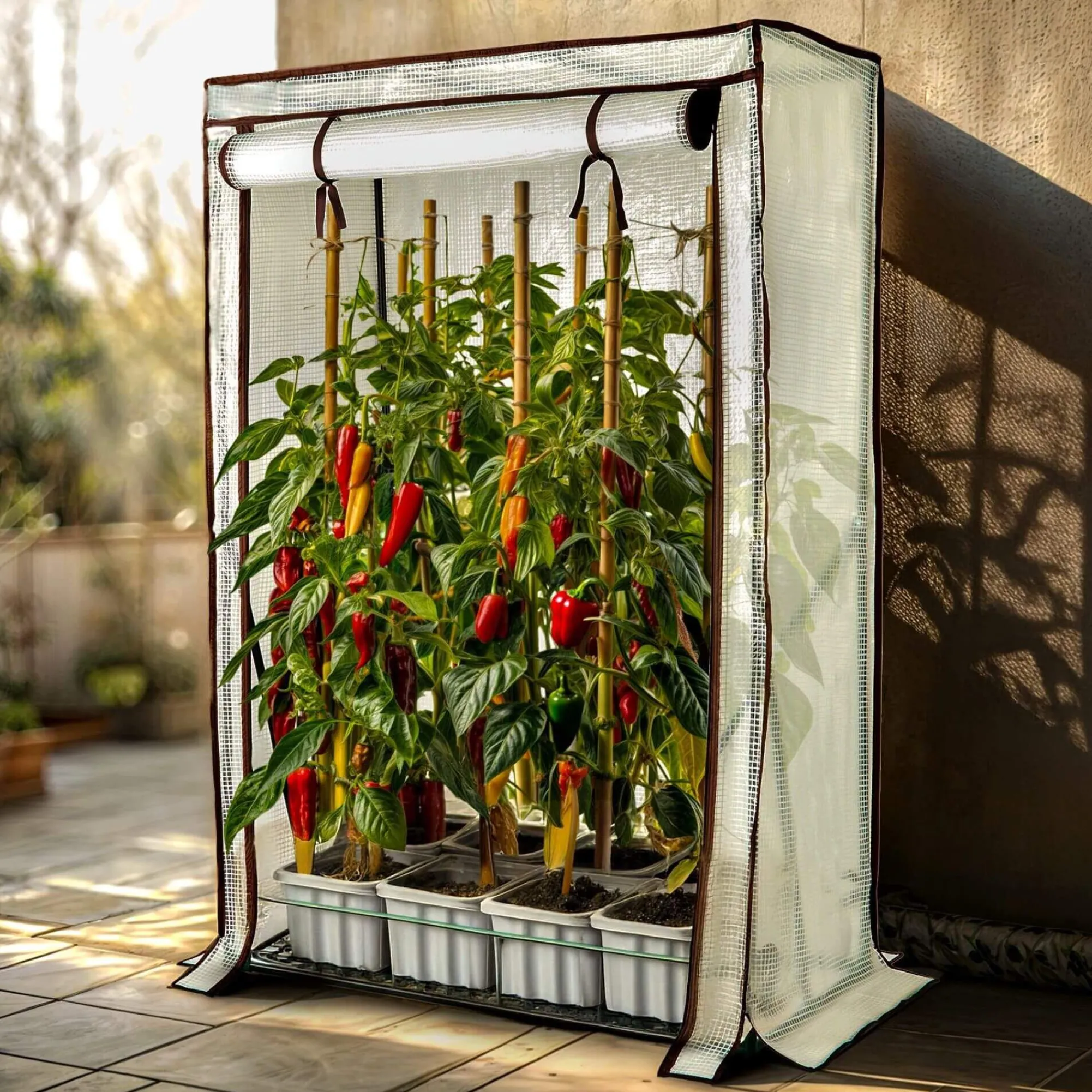 Arebos Tomatengewächshaus 100 x 50 x 150 cm