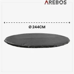 Arebos Trampolin Abdeckplane 244 cm Best