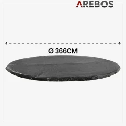 Arebos Trampolin Abdeckplane 366 cm Discount