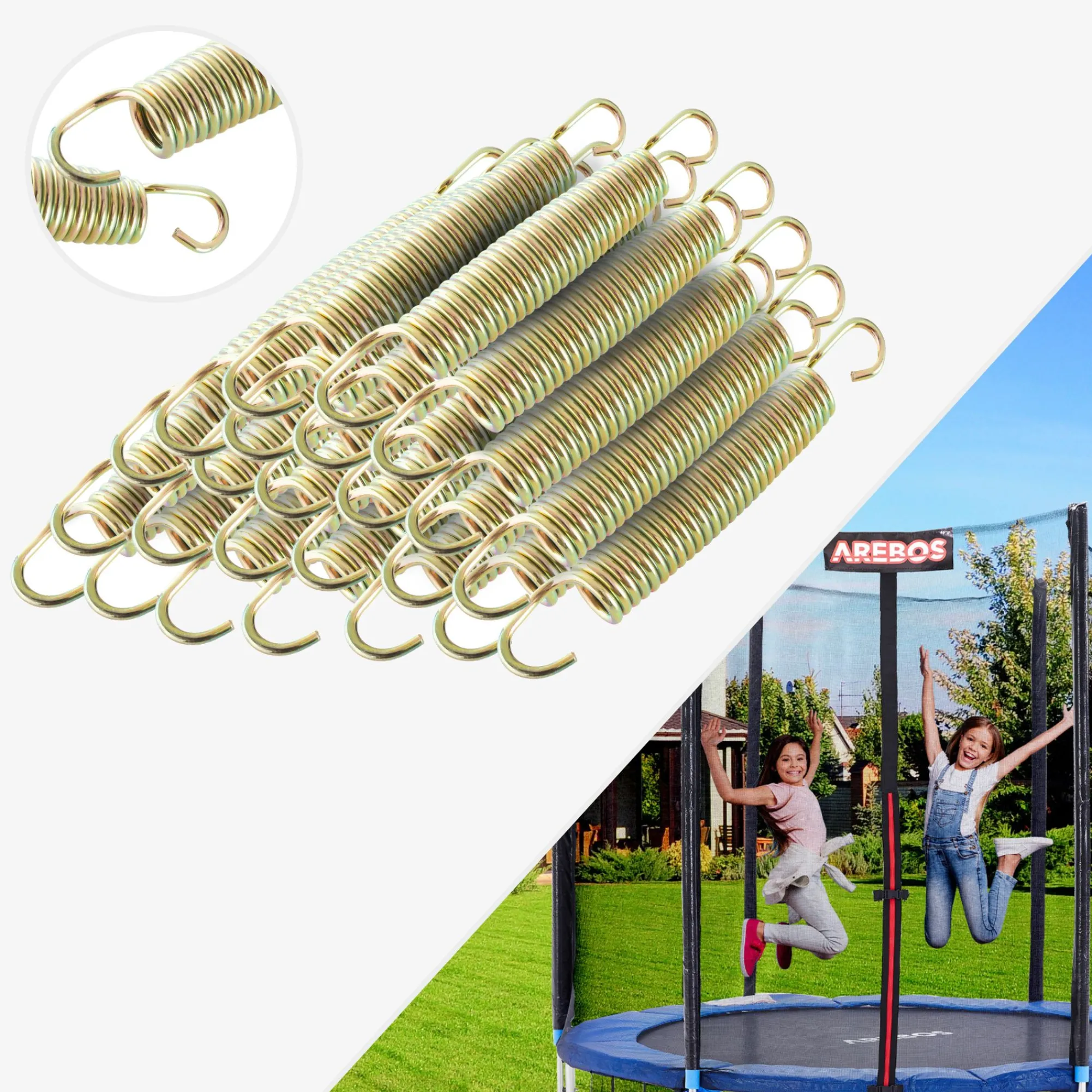 Arebos Trampolin Federn 140 mm Online