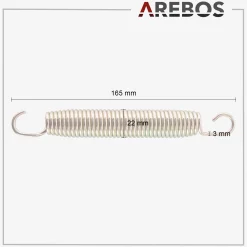 Arebos Trampolin Federn 165 mm Outlet