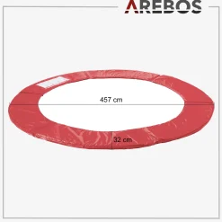 Arebos Trampolin Randabdeckung 457 cm New