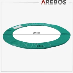 Arebos Trampolin Randabdeckung 305 cm Hot
