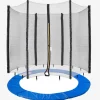 Arebos Trampolin Randabdeckung + Netz 244 cm Hot