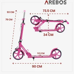 Arebos Tretroller Grafitti Best