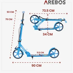 Arebos Tretroller Grafitti Best