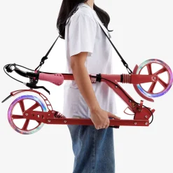 Arebos Tretroller Scooter - mit LED