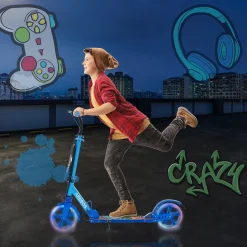 Arebos Tretroller Scooter - mit LED