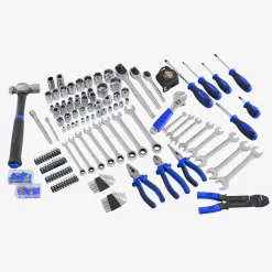 Arebos Werkzeugkoffer inkl. 172-tlg. Blau Discount