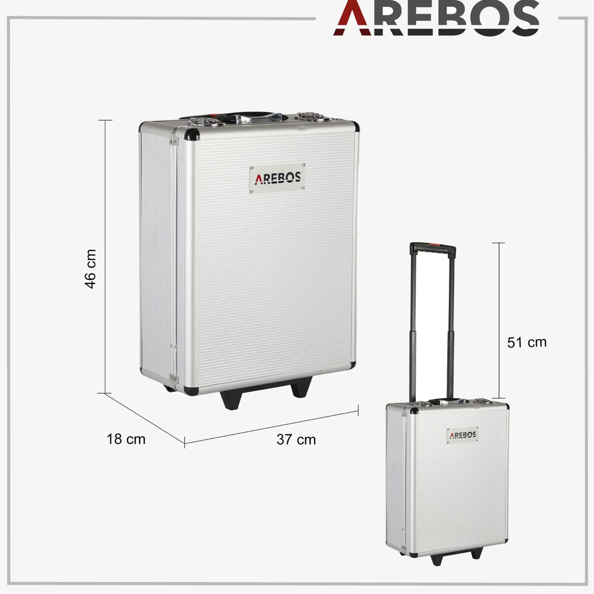 Arebos Werkzeugkoffer 1200teilig New
