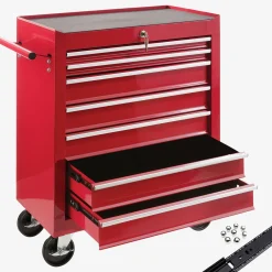Arebos Werkzeugwagen - 7 Fächer Discount